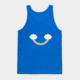 Cute Rainbow Smile Tank Top